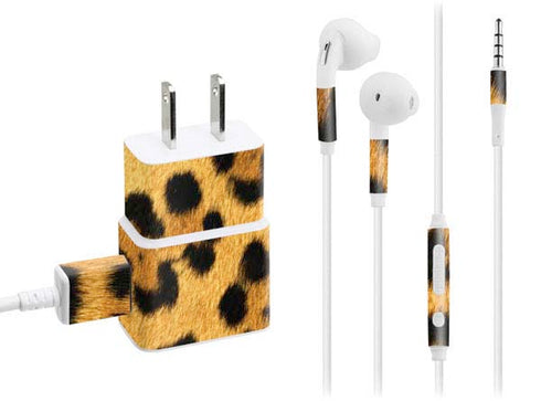 Leopard Animal Print Phone Charger Skin