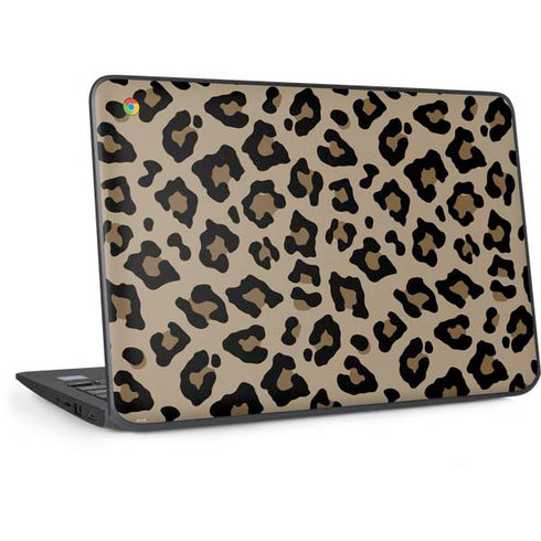 Leopard Print HP Chromebook Skin