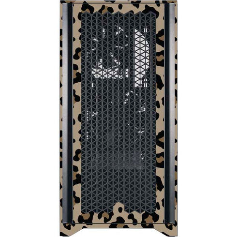 Leopard Print Corsair 4000D Tempered Glass Mid-Tower ATX Case Skin
