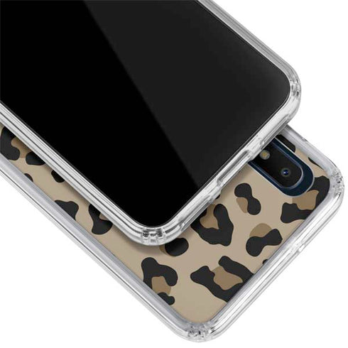 Leopard Print Galaxy A10e Clear Case