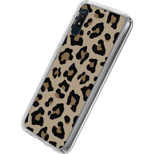 Leopard Print Galaxy A10e Clear Case