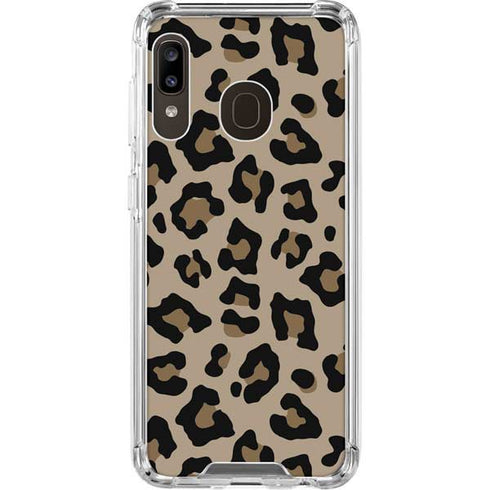 Leopard Print Galaxy A30 Clear Case