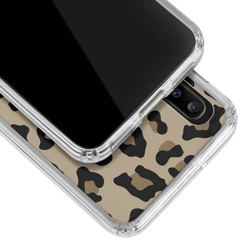 Leopard Print Galaxy A30 Clear Case