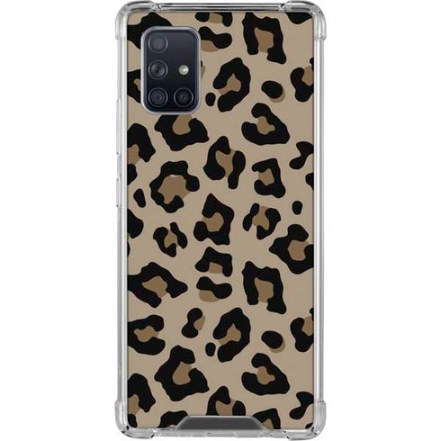 Leopard Print Galaxy A71 5G Clear Case