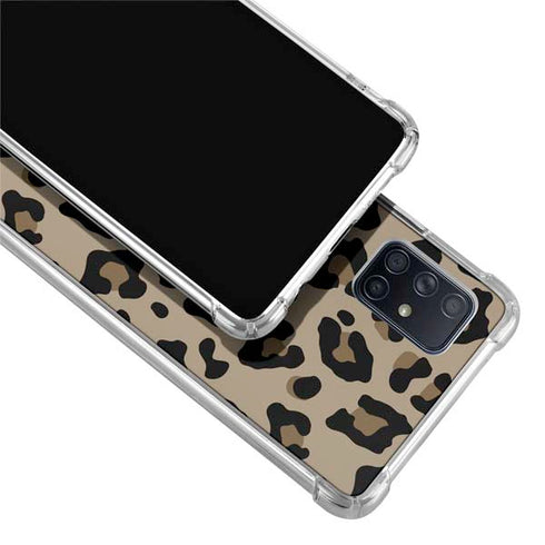 Leopard Print Galaxy A71 5G Clear Case