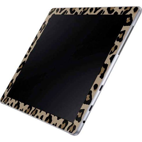 Leopard Print Galaxy Book 12in Skin