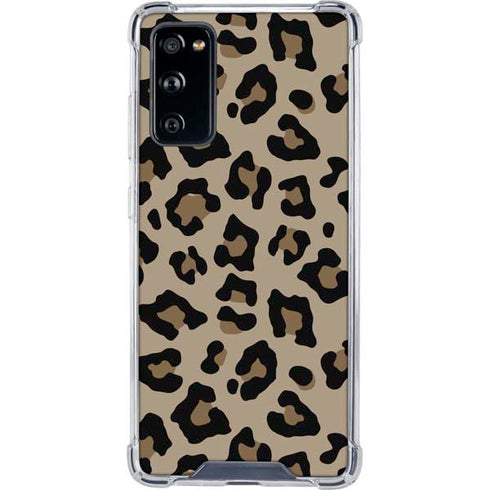 Leopard Print Galaxy S20 FE Clear Case