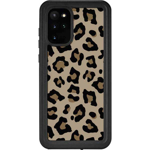 Leopard Print Galaxy S20 Plus Waterproof Case
