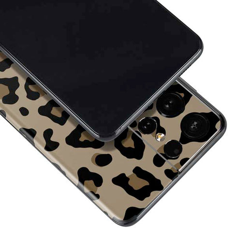 Leopard Print Galaxy S21 Ultra 5G Skin
