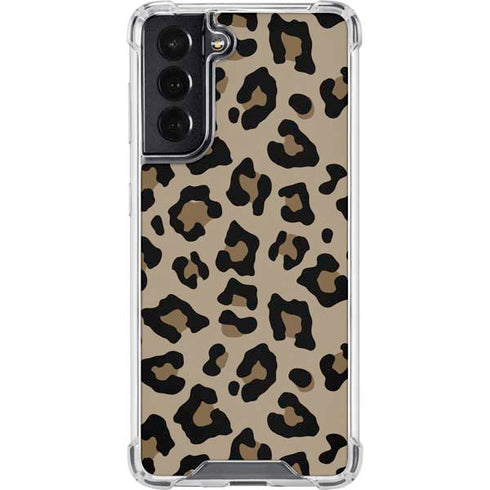 Leopard Print Galaxy S22 Clear Case