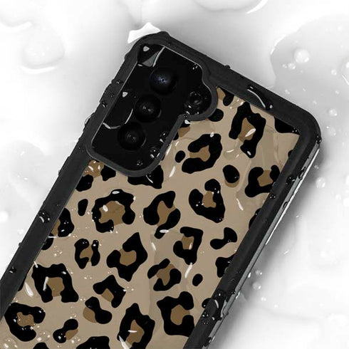 Leopard Print Galaxy S23 Waterproof Case