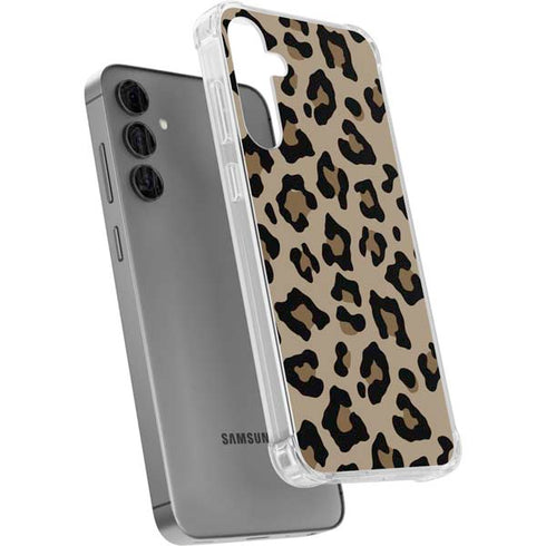 Leopard Print Galaxy S24 Plus Clear Case