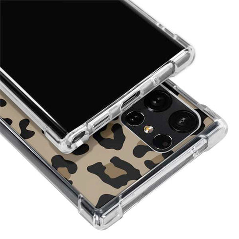Leopard Print Galaxy S24 Ultra Clear Case