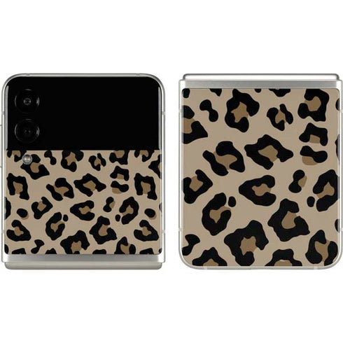 Leopard Print Galaxy Z Flip3 5G Skin