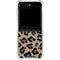 Leopard Print Galaxy Z Flip5 5G Clear Case