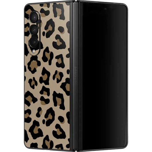 Leopard Print Galaxy Z Fold3 5G Skin