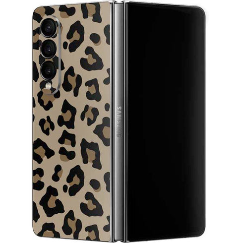 Leopard Print Galaxy Z Fold4 5G Skin