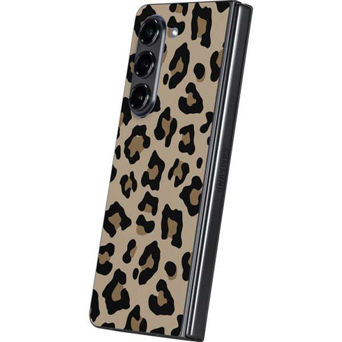 Leopard Print Galaxy Z Fold5 5G Skin