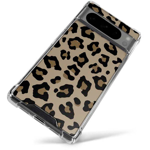 Leopard Print Google Pixel 8 Pro Clear Case