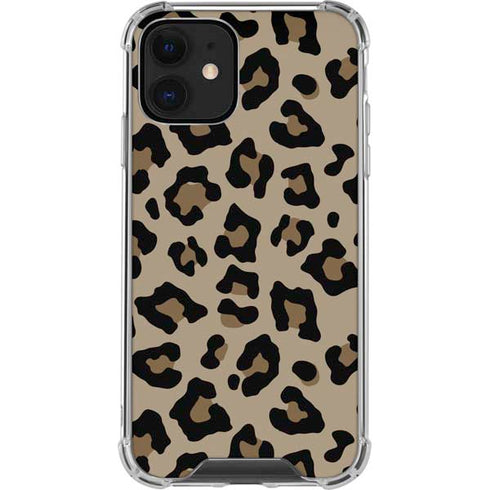 Leopard Print iPhone 12 Clear Case
