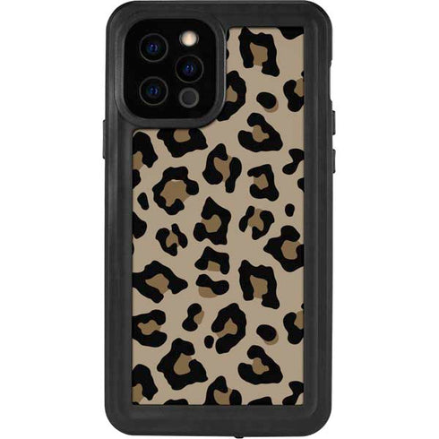 Leopard Print iPhone 12 Pro Waterproof Case