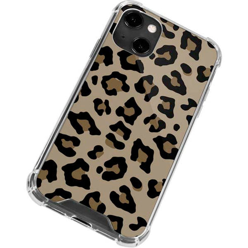 Leopard Print iPhone 13 Clear Case