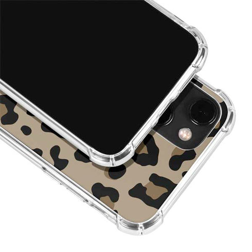 Leopard Print iPhone 13 Mini Clear Case