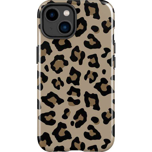 Leopard Print iPhone 15 Plus Impact Case