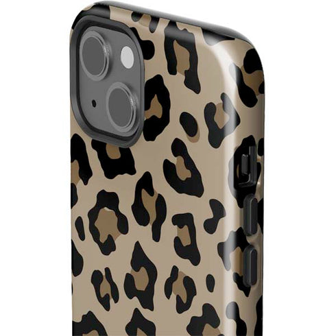 Leopard Print iPhone 15 Plus Impact Case