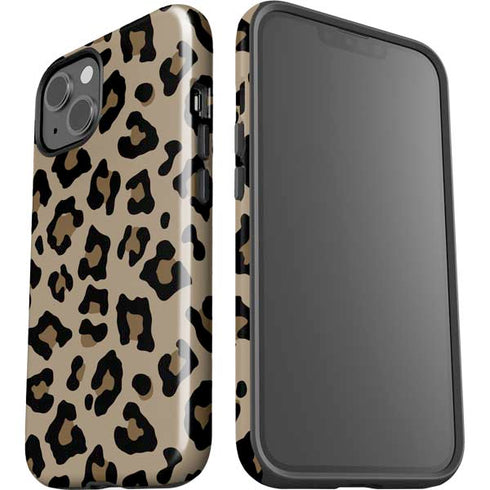 Leopard Print iPhone 14 Plus Impact Case