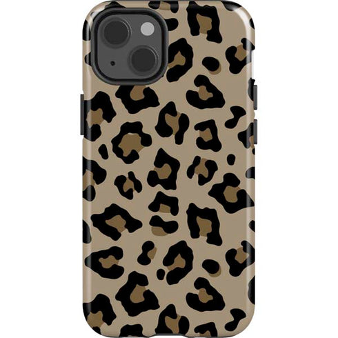Leopard Print iPhone 15 Impact Case