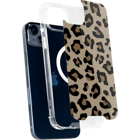 Leopard Print iPhone 15 Plus MagSafe Case