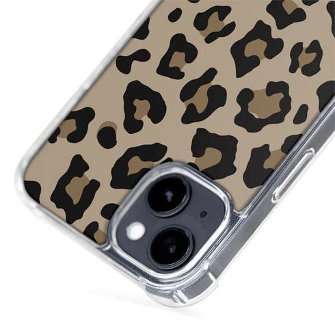Leopard Print iPhone 15 Plus MagSafe Case