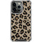 Leopard Print iPhone 14 Pro Clear Case
