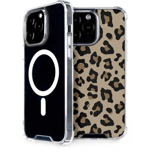 Leopard Print iPhone 15 Pro Max MagSafe Case