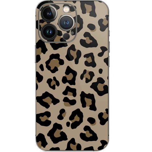 Leopard Print iPhone 14 Pro Skin