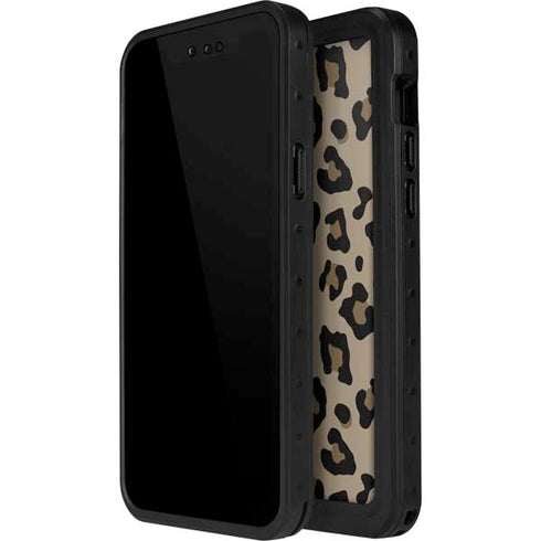 Leopard Print iPhone 15 Pro Waterproof Case