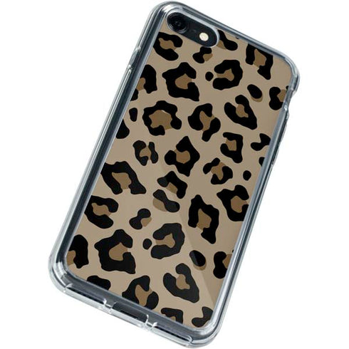 Leopard Print iPhone SE (2nd & 3rd Gen) Clear Case