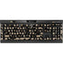 Leopard Print K95 RGB PLATINUM Mechanical Gaming Keyboard Skin