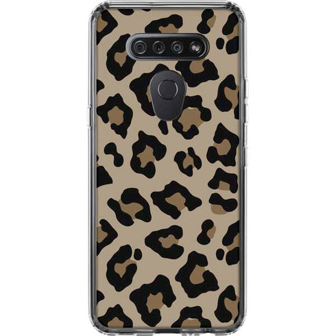 Leopard Print LG K51/Q51 Clear Case
