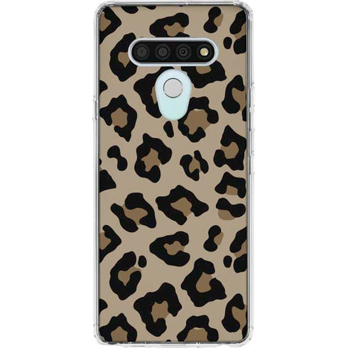 Leopard Print LG Stylo 6 Clear Case