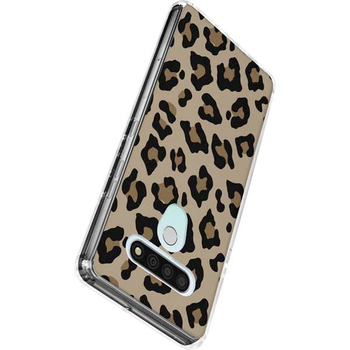 Leopard Print LG Stylo 6 Clear Case