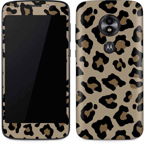 Leopard Print Moto E5 Play Skin