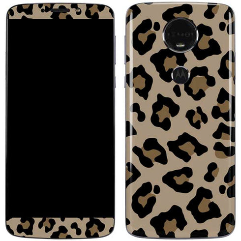 Leopard Print Moto E5 Plus Skin