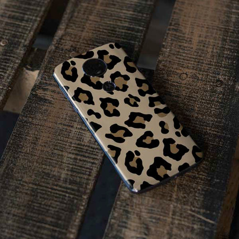Leopard Print Moto E5 Plus Skin