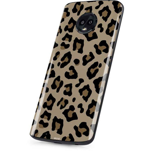 Leopard Print Moto G6 Skin