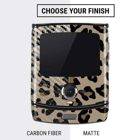 Leopard Print Motorola RAZR Skin