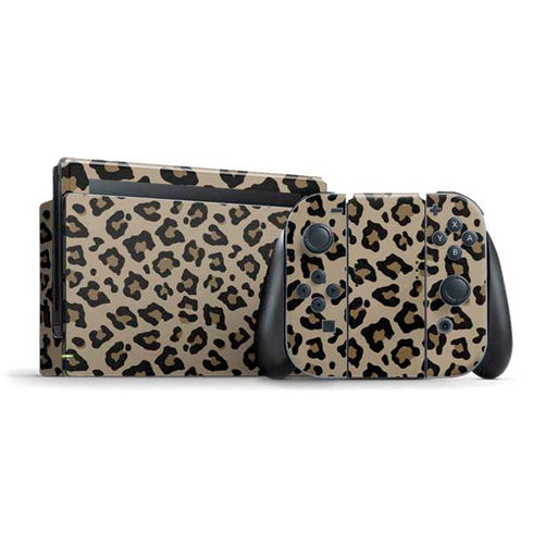 Leopard Print Nintendo Switch Bundle Skin