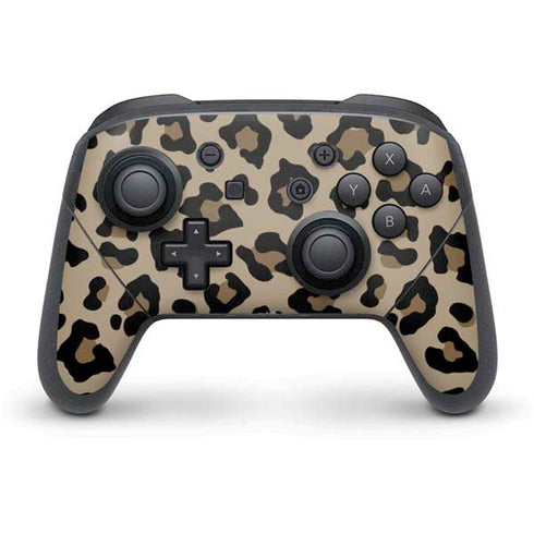 Leopard Print Nintendo Switch Pro Controller Skin
