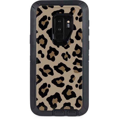Leopard Print Otterbox Defender Galaxy Skin